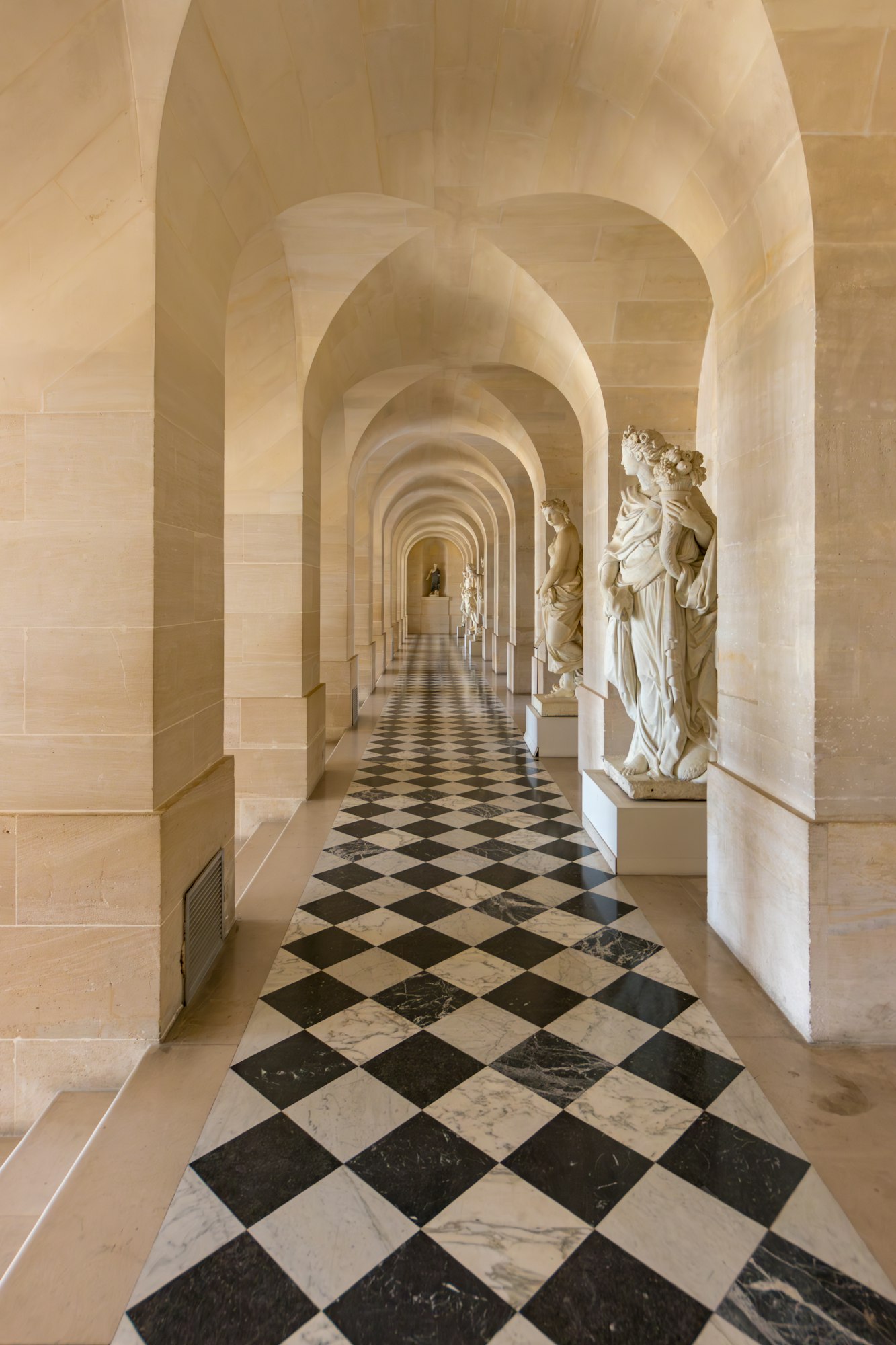 Palace of Versailles is a royal Chateau in Versailles. Paris, France.